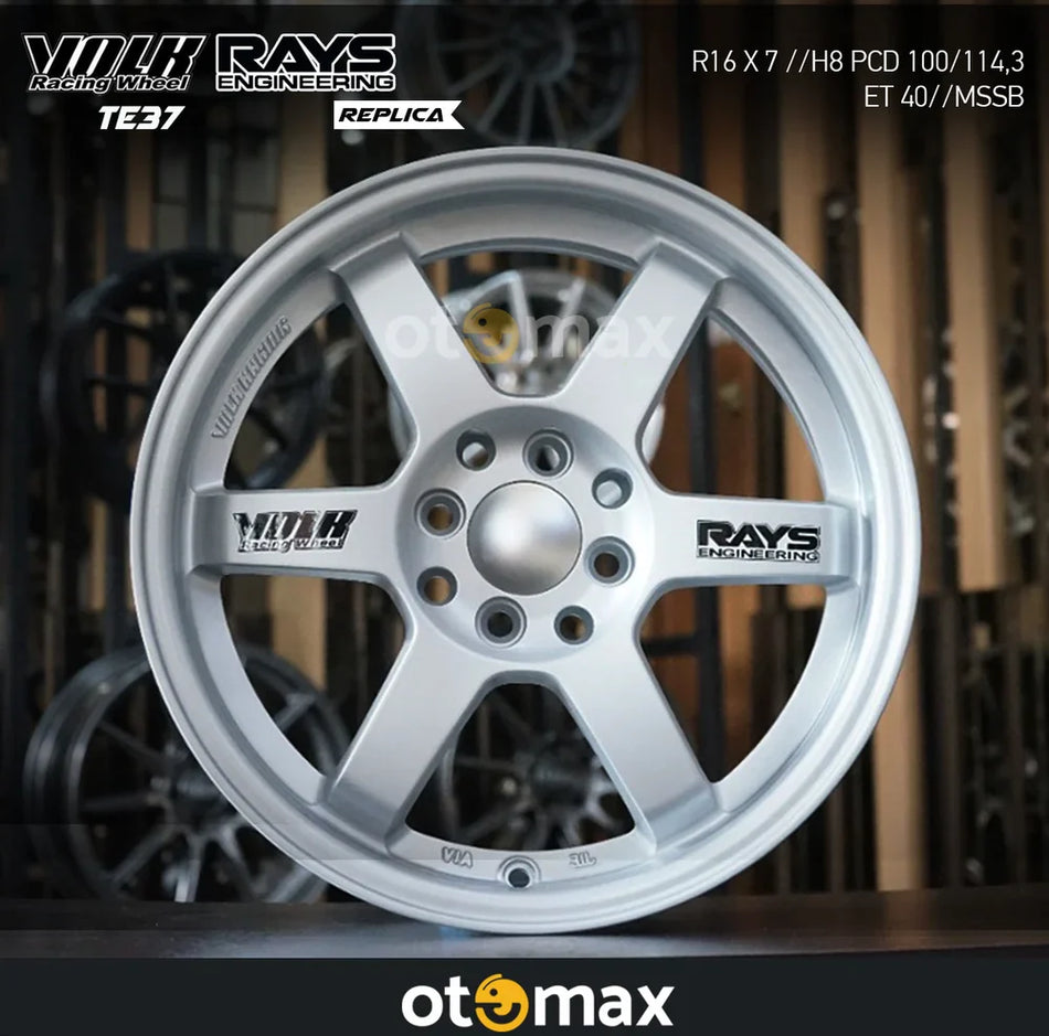 Velg Mobil Volk Rays TE37 Ring 16 H8 MSSB