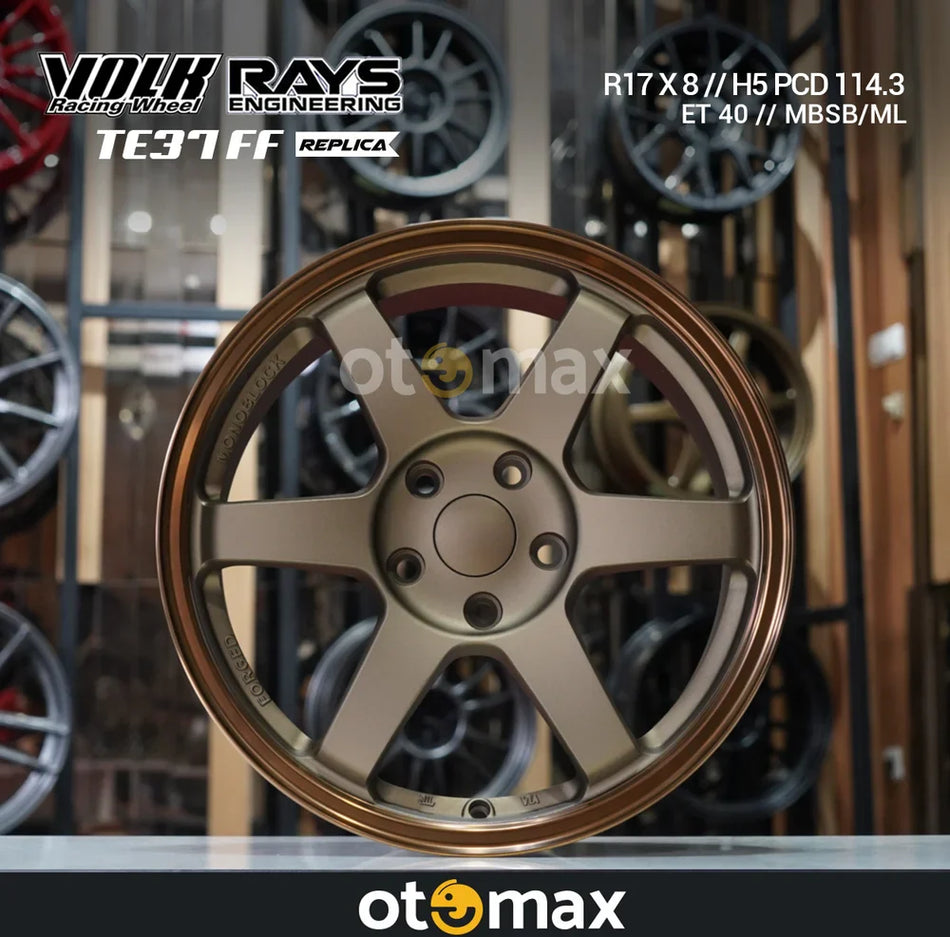 Velg Mobil Volk Rays TE37 Ring 17 H5 MBSM/ML