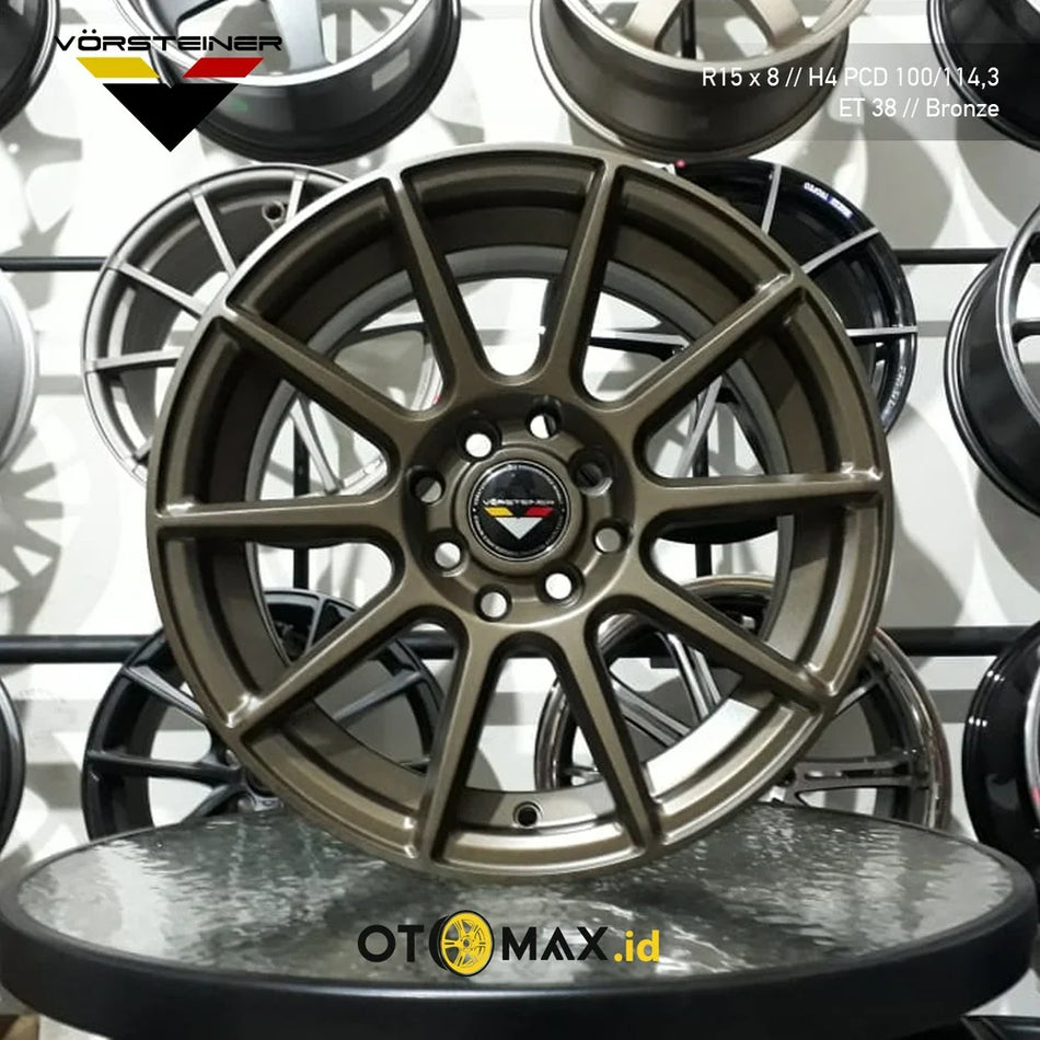 Velg Mobil Vorsteiner AMW104 Ring 15 Matte Perunggu