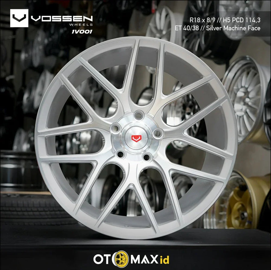 Velg Mobil Vossen 1V001 Ring 18 Silver Machine Face