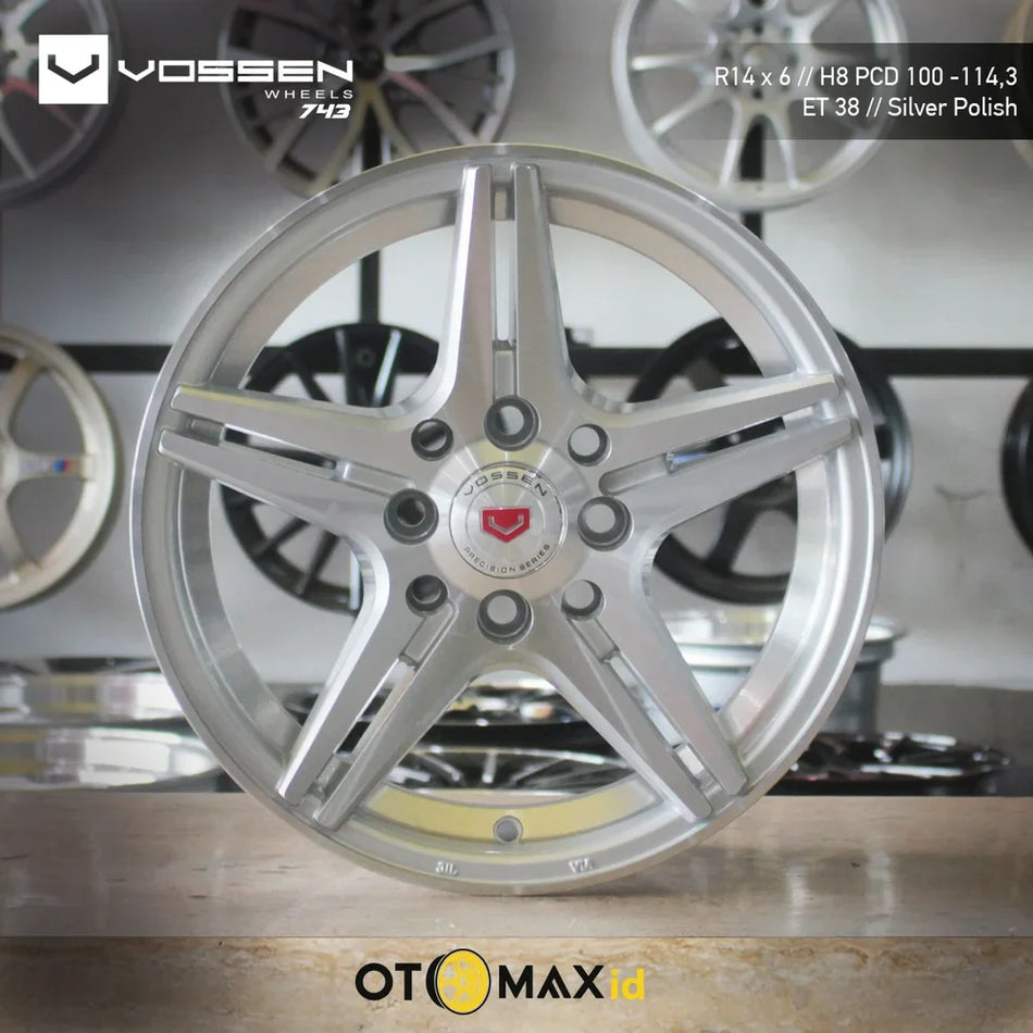 Velg Mobil Vossen 743 Ring 14 Perak Polandia