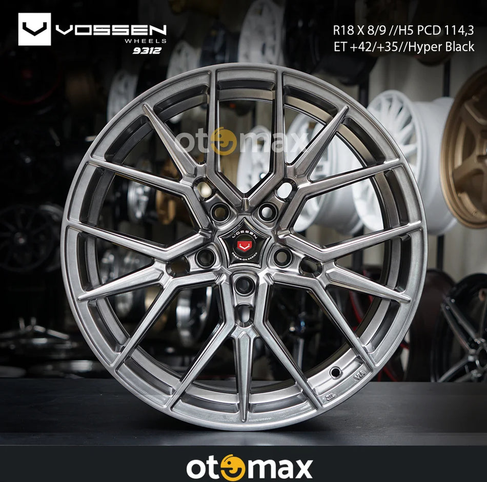 Velg Mobil Vossen 9312 Ring 18 Hyper Black