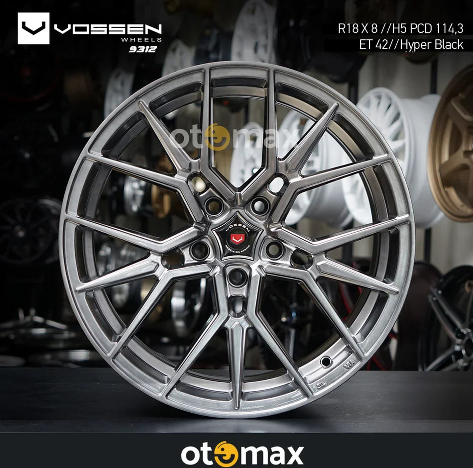 Velg Mobil Vossen 9312 Ring 18 L8 Hyper Black