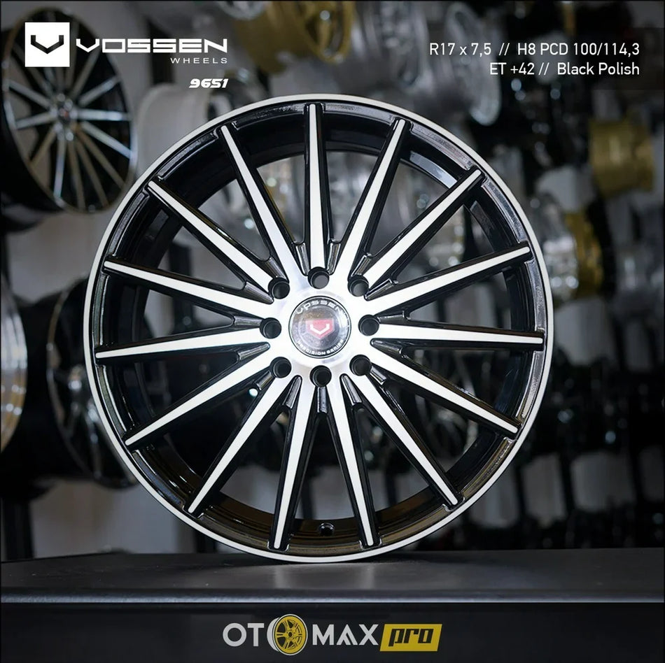 Velg Mobil Vossen 9651 Ring 17 Hitam Polandia