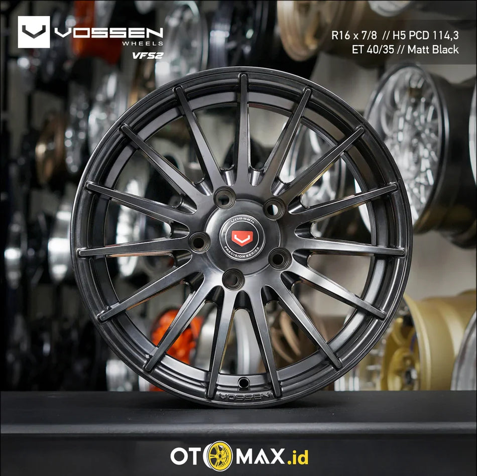 Velg Mobil Vossen H5 Ring 16 Hitam Matt