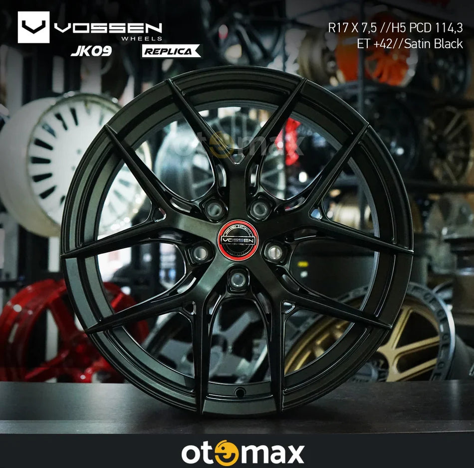 Velg Mobil Vossen JK0926 Ring 17 Satin Hitam