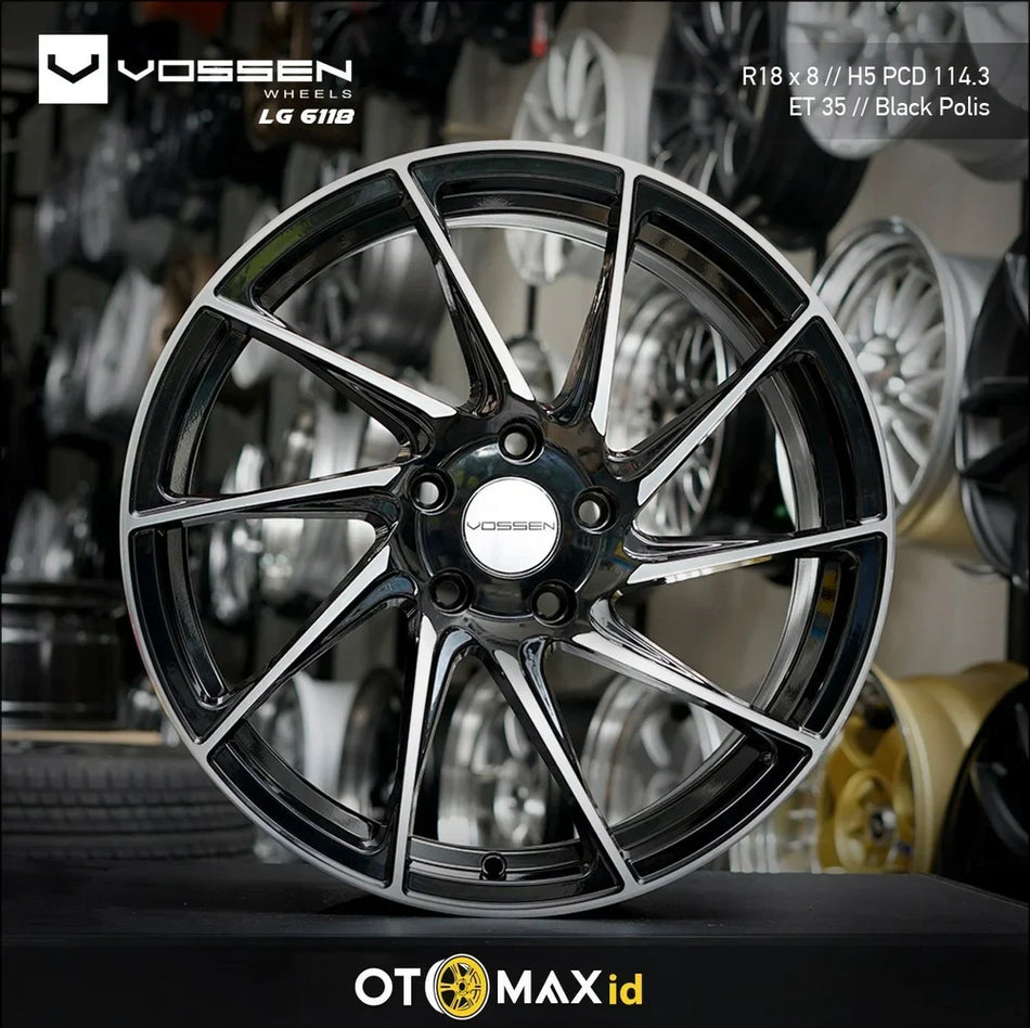 Velg Mobil Vossen LG61 Ring 18 Hitam Polandia