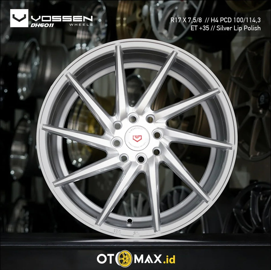 Velg Mobil Vossen Ring 17 Hyper Silver Lip Polish