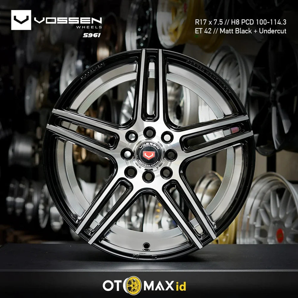 Velg Mobil Vossen Ring 17 Matt Black Undercut