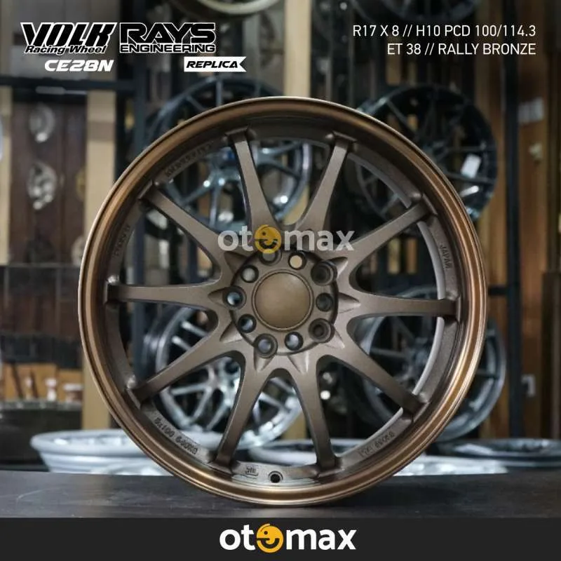 Velg Mobil Volk Rays Ce28 Ring 17 H10 Rally Bronze | Otomax Store ...