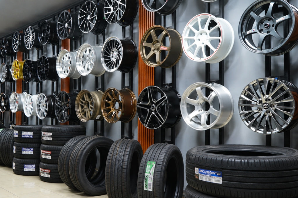 Customer Memilih Varian Velg dan Ban Mobil Langsung di Display Galeri Otozip